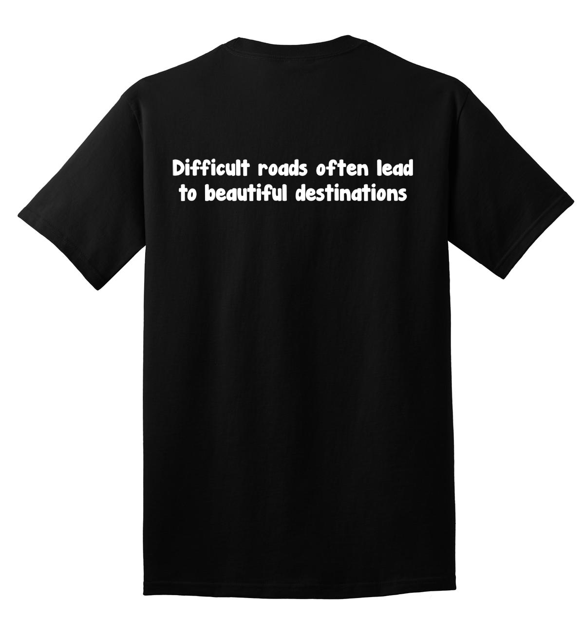 Port & Company® Tall Core Black Cotton Tee - Priority Quote Shirt