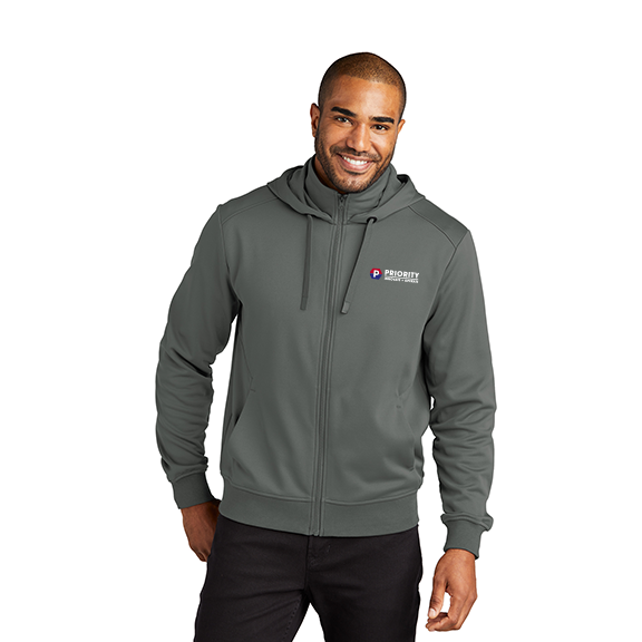 MENS Port Authority Smooth Fleece Hooded Jacket