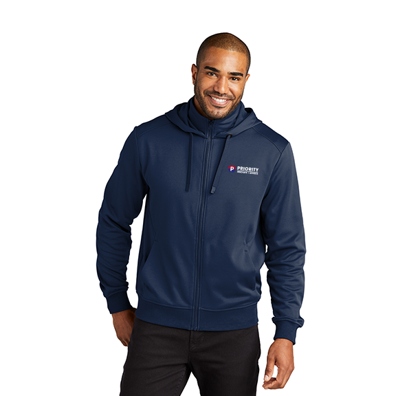 MENS Port Authority Smooth Fleece Hooded Jacket