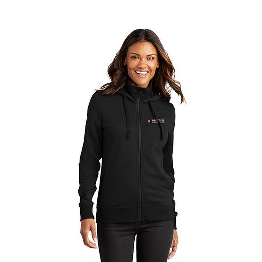 LADIES Port Authority Smooth Fleece Hooded Jacket