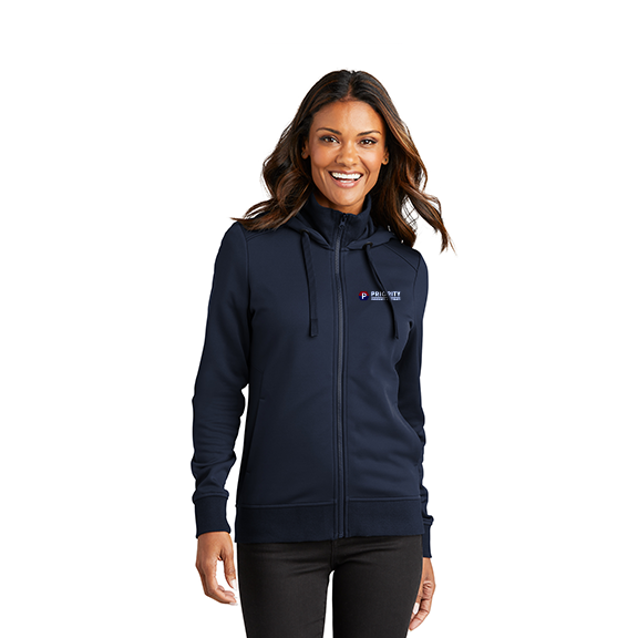 LADIES Port Authority Smooth Fleece Hooded Jacket