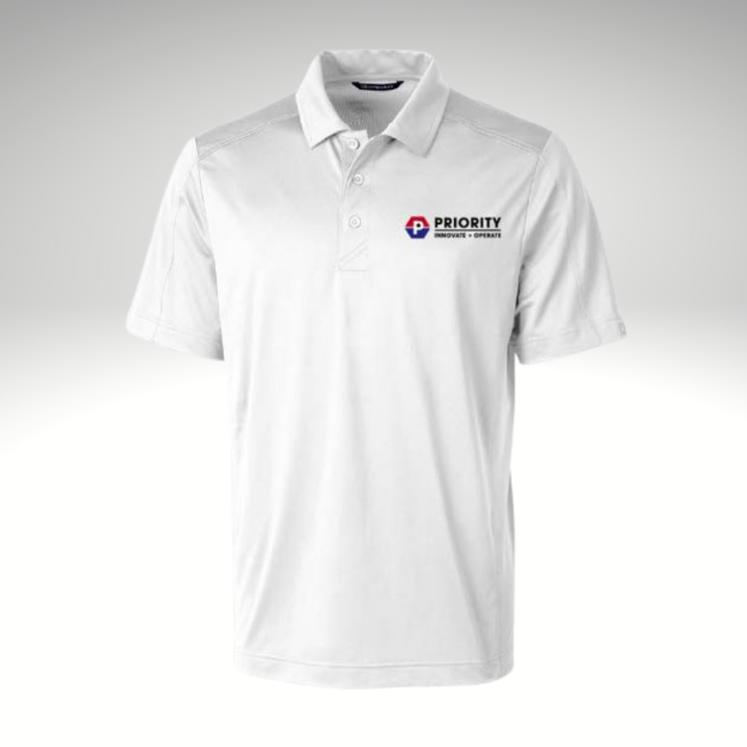 Cutter & Buck Prospect Textured Stretch Men's Short Sleeve Polo