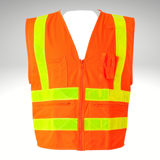 Kishigo Prismatic Hydrowick-Lite Multi Zipper Vest